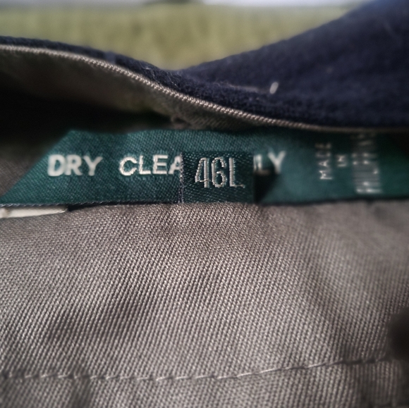 Ralph Lauren Trench Coat Men's 46 Long Removable Wool Lining Belted - Picture 11 of 15